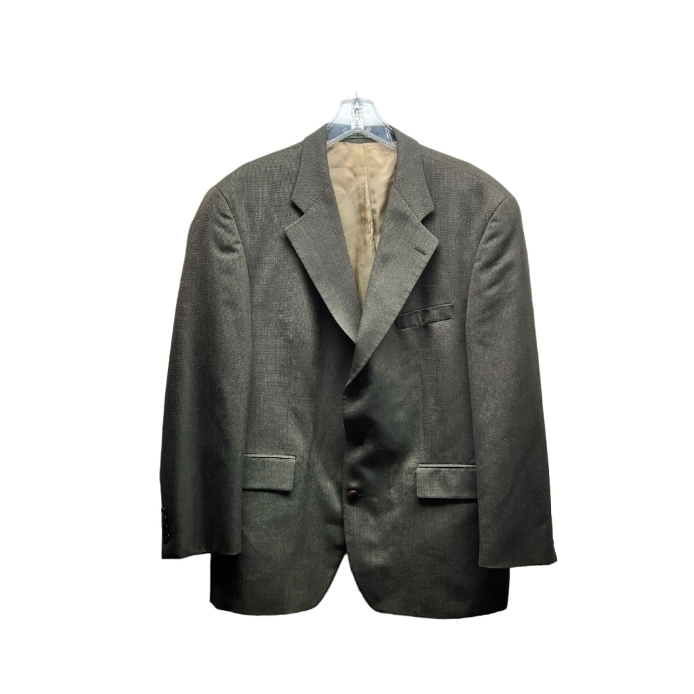 VTG Chaps Ralph Lauren Men’s 46R Brown Wool Tweed Sport Coat Blazer Suit Jacket - Picture 2 of 12